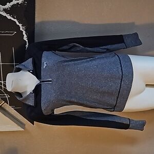 MED pink athletic zip sweatshirt